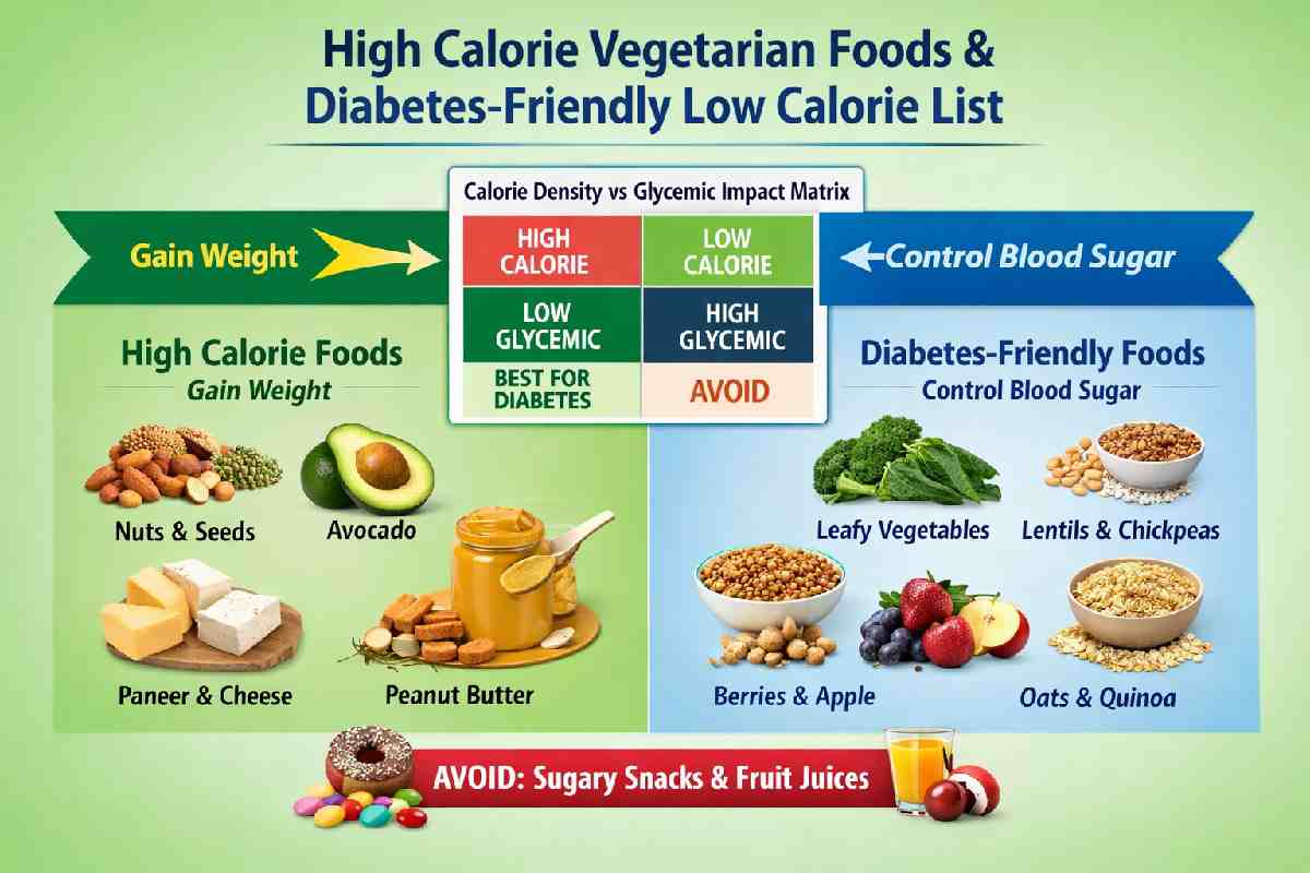 High Calorie Vegetarian Foods