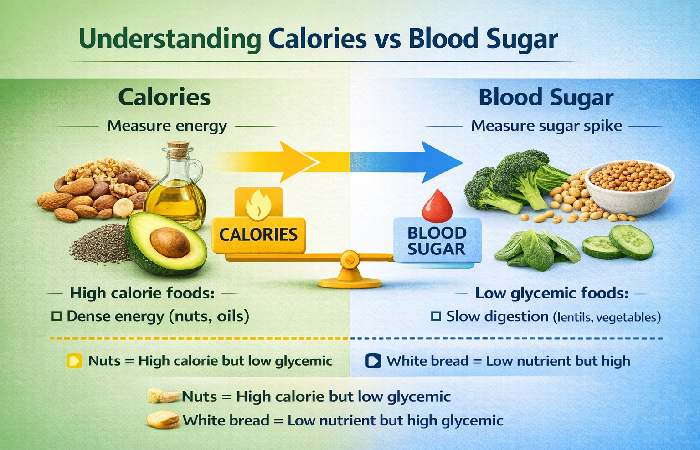 Understanding Calories vs Blood Sugar